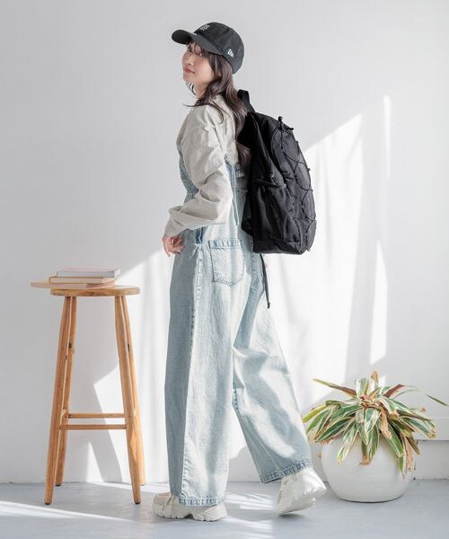 LOWRYS FARM（ローリーズファーム）の「CONEデニムサロペット 