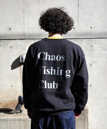 BEAVER | Chaos Fishing Club×BEAVER EXCLUSIVE LOGO SWEAT CREW