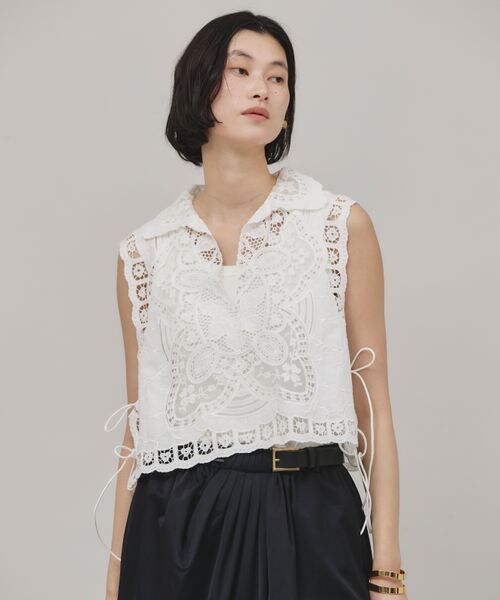 Curensology（カレンソロジー）の「エンブロイダリーブラウス（）」 - WEAR