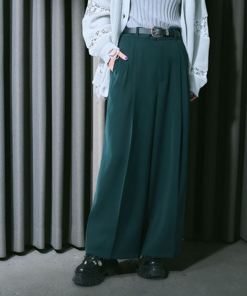 HARE｜トロミワイドストレートパンツ | Rakuten Fashion(楽天