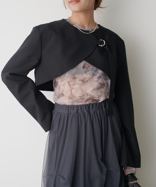 Lui’s FEMME ボレロジャケット Lui's（ルイス）の「ショートボレロジャケット（テーラードジャケット