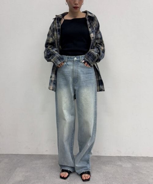 FOREVER 21（フォーエバー トゥエンティーワン）の「カップ付きリブキャミソール（アンダーウェア・オフホワイト05/ブラック09/チャコール18/ピンク20・S/M/L）」の16枚目の写真