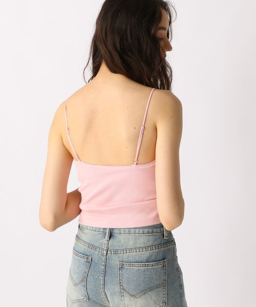 FOREVER 21（フォーエバー トゥエンティーワン）の「カップ付きリブキャミソール（アンダーウェア・オフホワイト05/ブラック09/チャコール18/ピンク20・S/M/L）」の9枚目の写真