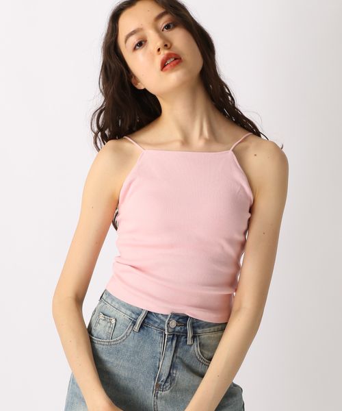 FOREVER 21（フォーエバー トゥエンティーワン）の「カップ付きリブキャミソール（アンダーウェア・オフホワイト05/ブラック09/チャコール18/ピンク20・S/M/L）」の8枚目の写真