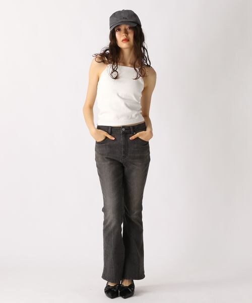 FOREVER 21（フォーエバー トゥエンティーワン）の「カップ付きリブキャミソール（アンダーウェア・オフホワイト05/ブラック09/チャコール18/ピンク20・S/M/L）」の10枚目の写真