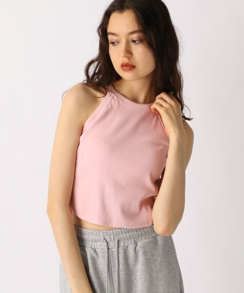 FOREVER 21（フォーエバー トゥエンティーワン）の「カップ付きアメスリタンクトップ（アンダーウェア・オフホワイト05/ブラック09/チャコール18/ピンク20・S/M）」の3枚目の写真