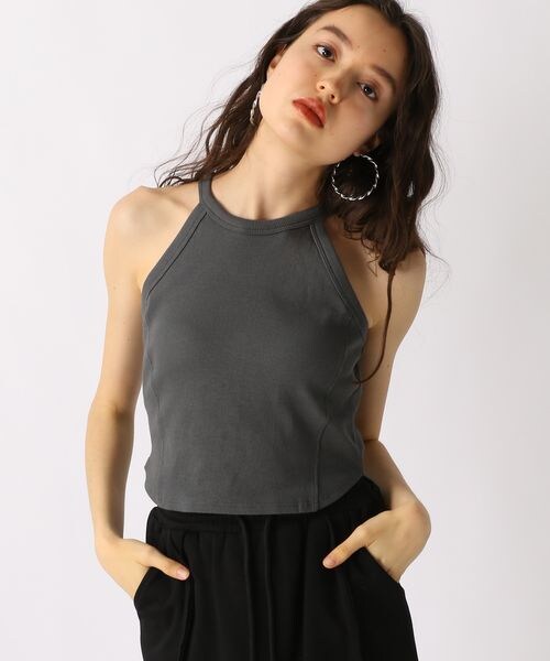 FOREVER 21（フォーエバー トゥエンティーワン）の「カップ付きアメスリタンクトップ（アンダーウェア・オフホワイト05/ブラック09/チャコール18/ピンク20・S/M）」の18枚目の写真