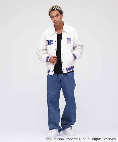 AVIREX(アヴィレックス)の「《AVIREX × NBA》ALL TEAM JACKET / オールチーム ジャケット / アヴィレックス(ジャケット/アウター・ホワイト・M/L/XL/2XL)」の4枚目の写真