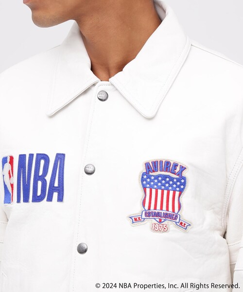 AVIREX(アヴィレックス)の「《AVIREX × NBA》ALL TEAM JACKET / オールチーム ジャケット / アヴィレックス(ジャケット/アウター・ホワイト・M/L/XL/2XL)」の7枚目の写真