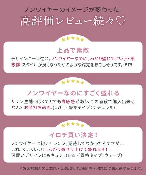 PEACH JOHN(ピーチジョン)の「盛れるノンワイヤーブラ(その他・レディース・チャコール01/ピンクベージュ02/ミント03/ローズピンク04/ネイビー05・B65/B70/B75/C65/C70/C75/D65/D70/D75/E65/E70/E75/F65/F70/F75)」の7枚目の写真