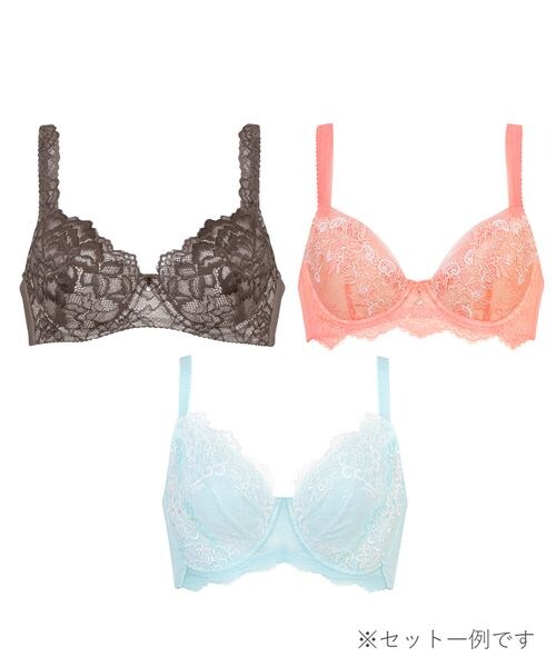 WACOAL（ワコール）の「Wing Lesiage 3枚セット/PB9865(B-E)（その他・レディース・マルチカラー・B70/B75/B80/C65/C70/C75/C80/D65/D70/D75/D80/E65/E70/E75/E80/E85）」の4枚目の写真