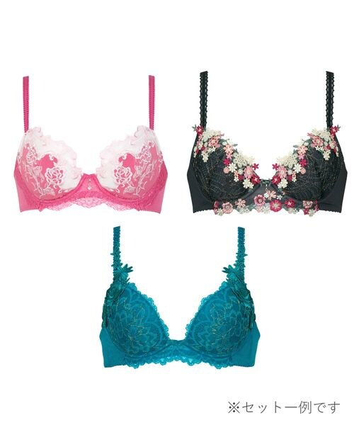 WACOAL（ワコール）の「Wing Lesiage 3枚セット/PB9865(B-E)（その他・レディース・マルチカラー・B70/B75/B80/C65/C70/C75/C80/D65/D70/D75/D80/E65/E70/E75/E80/E85）」の3枚目の写真