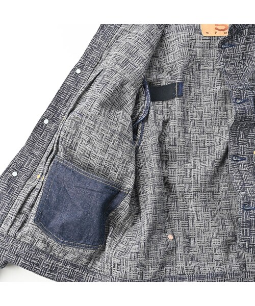 45R（フォーティファイブアール）の「算崩しジャカードデニムの908G