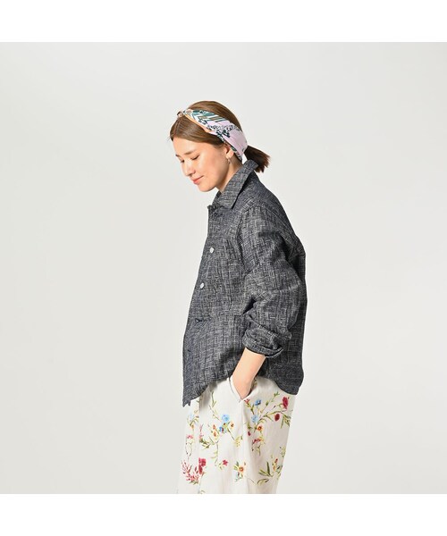 45R算崩しジャカードデニムの908テントオール: WOMEN｜45R