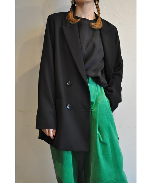 --（--）の「テーラードジャケット（テーラードジャケット・レディース・ベージュ/グレー/ブラック・one）」の2枚目の写真