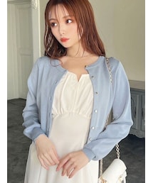 RESEXXY | クルーネックニットカーディガン(カーディガン/ボレロ)