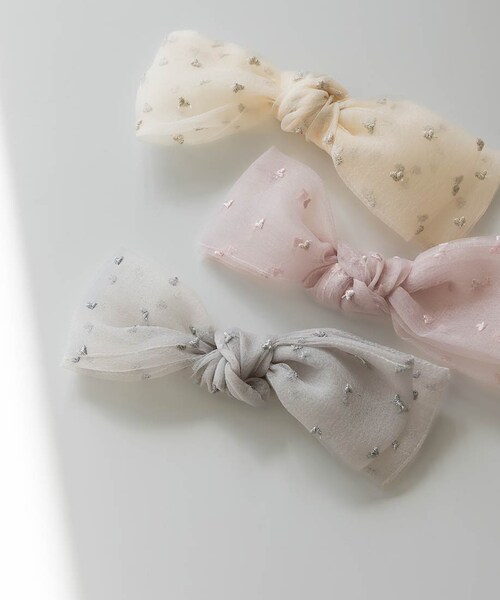 RANDA（ランダ）の「【HEART COLLECTION】2WAYハート刺繍リボン