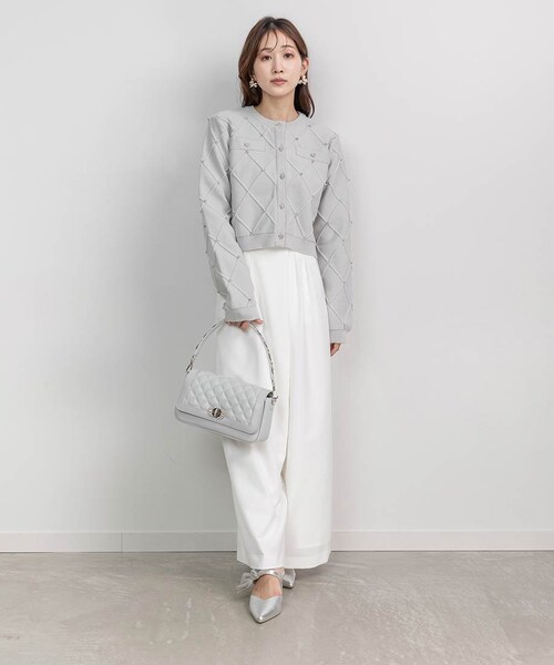RANDA（ランダ）の「【HEART COLLECTION】2WAYハート刺繍リボン