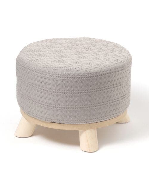 LAKOLE（ラコレ）の「ファブリックスツール[ワッフル]（その他・グレー(15)/グリーン(70)/ブルー(80)・F）」の5枚目の写真