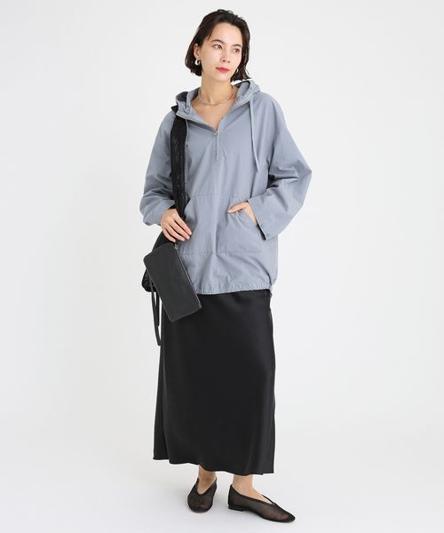 BABYLONE(バビロン)の「フード付きシャツプルオーバー(トップス・ホワイト10/サックス85・FREE)」の12枚目の写真