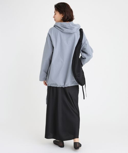 BABYLONE(バビロン)の「フード付きシャツプルオーバー(トップス・ホワイト10/サックス85・FREE)」の14枚目の写真