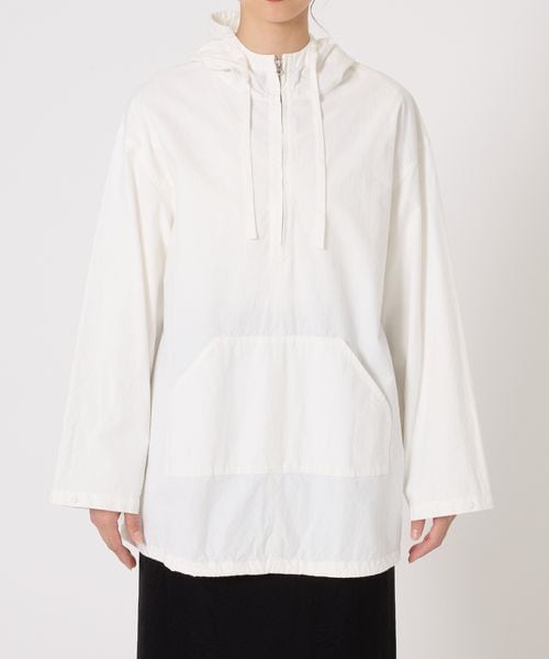 BABYLONE(バビロン)の「フード付きシャツプルオーバー(トップス・ホワイト10/サックス85・FREE)」の15枚目の写真