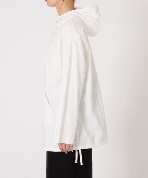 BABYLONE(バビロン)の「フード付きシャツプルオーバー(トップス・ホワイト10/サックス85・FREE)」の16枚目の写真