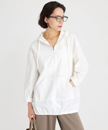 BABYLONE | フード付きシャツプルオーバー(トップス)