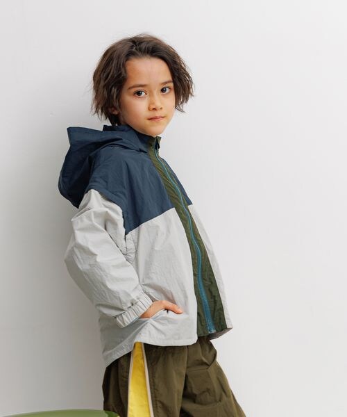 Bristol for Kids ナイロンジャケット M 130-140 LOGOS（ロゴス） ナイロンジャケット キッズ ストレッチ ポケッタブル