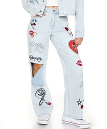 Forever21パッチワークデニムセット FOREVER 21（フォーエバー トゥエンティーワン）の「【POP