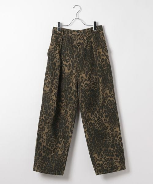 PBLIM アソートルーズパンツ Mレオパード柄 PAGEBOY｜【PBLIM】アソートルーズパンツ | Rakuten Fashion