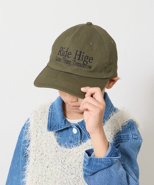 CIAOPANIC TYPY（チャオパニックティピー）の「【2025年S/S新作】【KIDS】【お揃い】LOGO刺繍プチプラキャップ（キャップ・キッズ・ブルー/ピンク/ネイビー/カーキ/オフホワイト・ONE）」の3枚目の写真