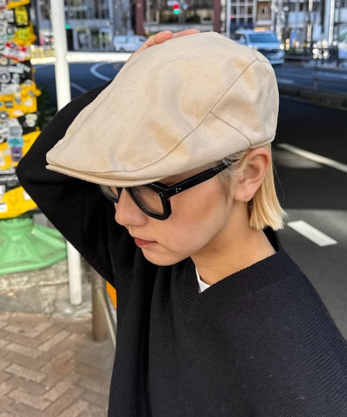 CIAOPANIC TYPY(チャオパニックティピー)の「ハンチング帽(ハンチング/ベレー帽・レディース・ブラック/ベージュ・ONE)」の2枚目の写真