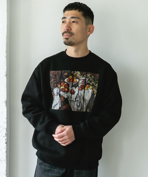 URBAN RESEARCH DOORS(アーバンリサーチドアーズ)の「セザンヌ アートプリント裏起毛スウェット(スウェット・メンズ・GRAY/BLACK・M/L)」の18枚目の写真