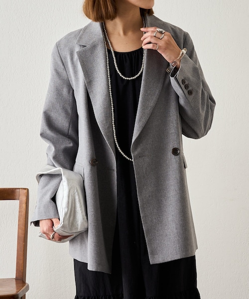 SHENERY（シーナリー）の「ウォッシャブルダブルジャケット