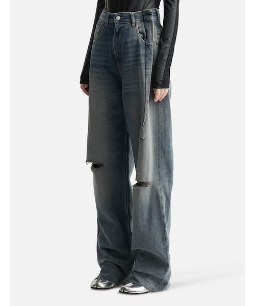 MM6 Maison Margiela 関税込 Aged デニムジーンズ MM6 Maison Margiela（ｴﾑｴﾑｼｯｸｽ ﾒｿﾞﾝ ﾏﾙｼﾞｪﾗ）の「Aged Denim