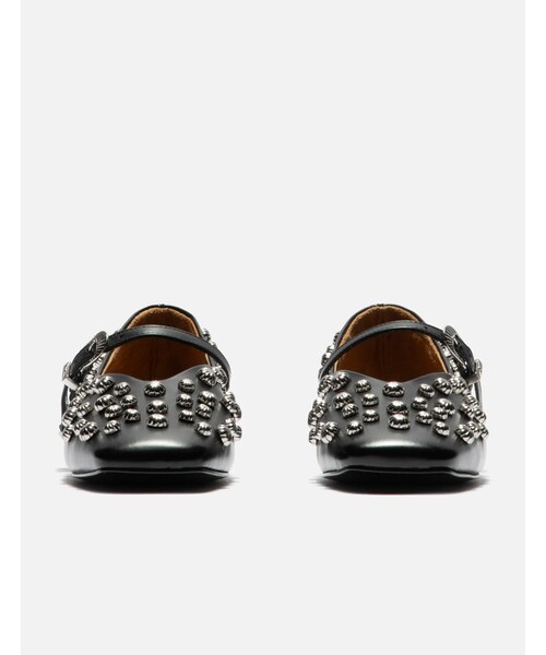 TOGA PULLA（トーガ　プルラ）の「SQUARE TOE STRAP PUMPS（その他・レディース・Black・EU 36/EU 37/EU 38/EU 39/EU 40）」の2枚目の写真