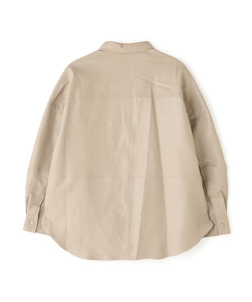 B'2nd（ビーセカンド）の「NCB neat caprice brand(エヌシービーニートカプリスブランド) WOMENS SHEEP SHIRTS（ジャケット/アウター・ブラック/グレー・F）」の11枚目の写真