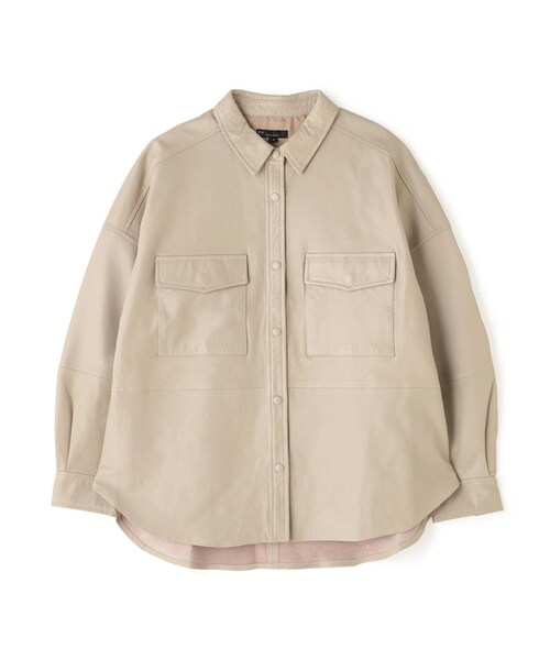 B'2nd（ビーセカンド）の「NCB neat caprice brand(エヌシービーニートカプリスブランド) WOMENS SHEEP SHIRTS（ジャケット/アウター・ブラック/グレー・F）」の10枚目の写真