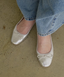 PUAL CE CIN | ラウンドトゥバレエフラットシューズ(バレエシューズ)