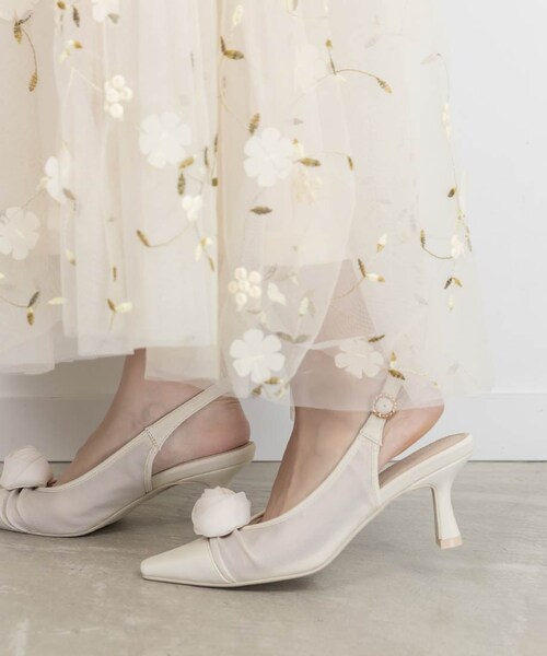 RANDA（ランダ）の「ローズコサージュ付き2WAYバックストラップパンプス（その他・レディース・その他）」の21枚目の写真