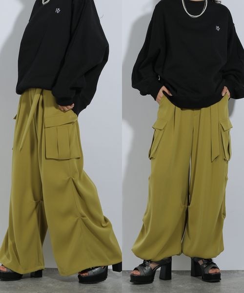 HARE（ハレ）の「2WAYトロミワイドカーゴパンツ（）」 - WEAR