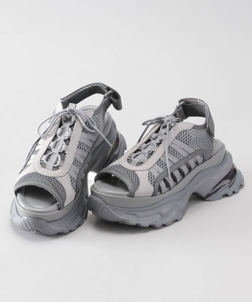 JEANASIS（ジーナシス）の「レースアップスニーカーサンダル（）」 - WEAR