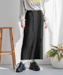 LOWRYS FARM | ミニシャーリングタイトスカート(スカート)