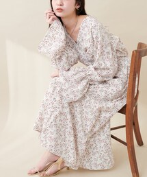 natural couture | 【大人ナチュ】花柄レディカシュクールワンピース(ワンピース/ドレス)