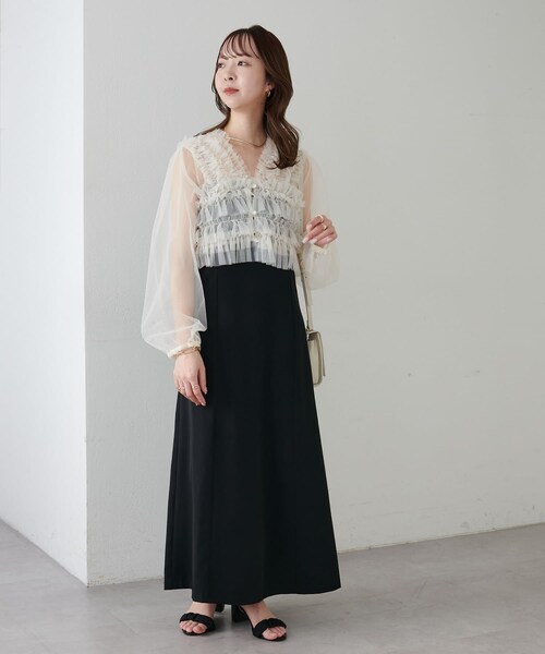 discoat 【オケージョン】チュールセットキャミワンピース DISCOAT（ディスコート）の「【オケージョン】チュールセット