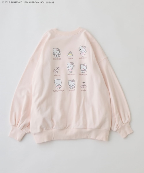 OLIVE des OLIVE（オリーブデオリーブ）の「HELLO KITTY スウェット（トップス・レディース・オフホワイト/ピンク/サックスブルー・FREE）」の3枚目の写真