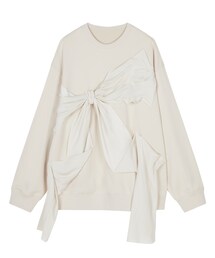 JNBY | Satin Ribbon Oversized Sweatshirt(スウェット)