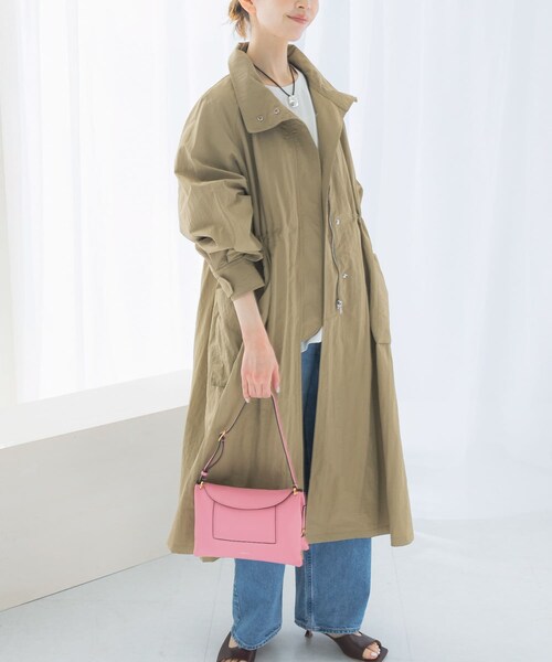 URBAN RESEARCH ROSSO（アーバンリサーチロッソ）の「撥水ボリュームモッズコート（モッズコート・レディース・BEIGE/OFF WHITE・FREE）」の21枚目の写真