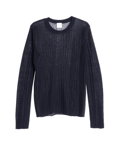 ELENDEEK（エレンディーク）の「SHEER RIB KT（ニット/セーター・レディース・オフホワイト/グレー/ブラック/ピンク/イエロー/アイスブルー/ネイビー/パープル/ラベンダー/ベージュ・F）」の14枚目の写真